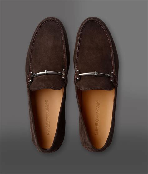 armani mens loafers|emporio armani loafers men.